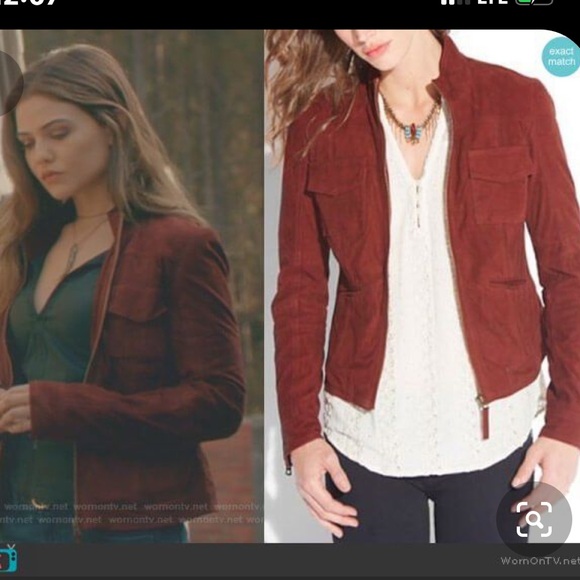 ALFANI SUEDE Zip up jacket ❤️ 100% leather/suede. - Picture 4 of 4